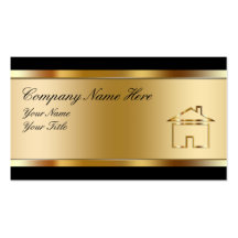 Cartes d'entreprise immobilière modèles de cartes de visite