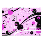 Cartes d'invitation de fête d'anniversaire de remo