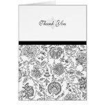 Cartes élégantes de Merci de bat mitzvah