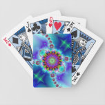 Cartes en liasse bleues de jeu de bijoux de fracta jeux de cartes