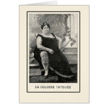 Cartes et cartes postales de Colosse Tatouee de La