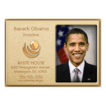Cartes faites sur commande de profil d'or exécutif modèles de cartes de visite