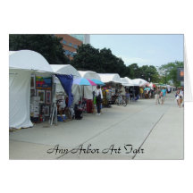 Cartes justes d'art d'Ann Arbor