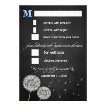 Cartes les épousant vintages du pissenlit RSVP de  invitations