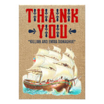 Cartes nautiques vintages de Merci de mariage Bristols