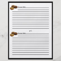 Cartes noires de recette d'arrière - plan prospectus personnalisés
