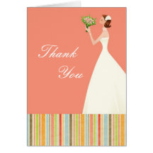 Cartes nuptiales roses de Merci de douche avec des