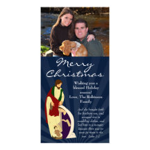 Cartes photos chrétiens personnalisés de Noël Cartes Avec Photo