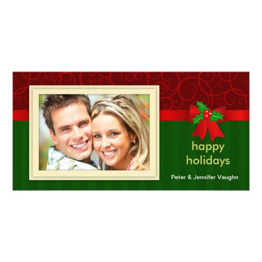 Cartes photos de Noël de fantaisie bonnes fêtes Photocartes
