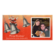 Cartes photos de Noël de Swingin Père Noël Photocarte Customisée