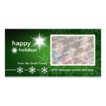 Cartes photos de Noël de vacances Cartes De Vœux Avec Photo