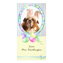 Cartes photos de Pâques pour vos animaux familiers Carte Avec Photo
