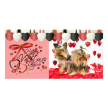 Cartes photos de Valentine pour vos animaux famili Cartes Avec Photo