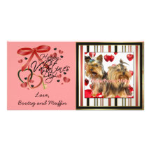 Cartes photos de Valentine pour vos animaux famili Cartes De Vœux Avec Photo