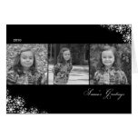 Cartes photos étoilés de vacances de Noël de floco cartes