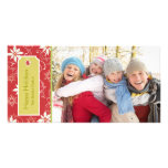 cartes photos rouges de vacances de la poinsettia  photocartes