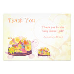 Cartes plates de Merci de baby shower : Tortues de Invitation Personnalisée