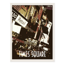 Cartes postales d'art de Times Square