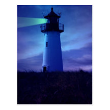 Cartes postales de balise de phare