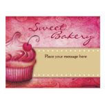 Cartes postales douces de boulangerie
