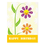 Cartes postales heureuses de joyeux anniversaire d