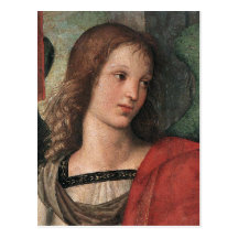 Cartes postales Raffaello Sanzio d'ange de Noël de