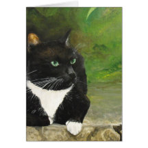 Cartes pour notes de beaux-arts de chat de Hershey