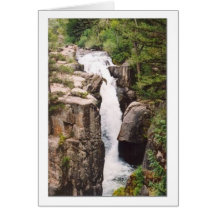 Cartes pour notes de cascade du Wyoming