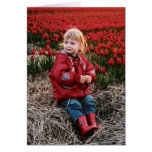 Cartes pour notes de champ de tulipe