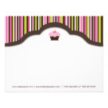 Cartes pour notes de petit gâteau de la boulangeri invitations