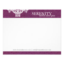 Cartes pour notes élégants de spa et de salon faire-parts