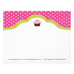 Cartes pour notes lunatiques de petit gâteau de la faire-parts