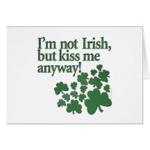 CARTES : St Patrick - je ne suis pas irlandais…