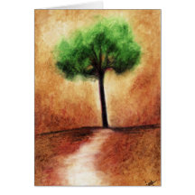 Cartes (vertes) d'arbre de sucrerie de coton