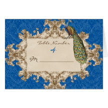 Cartes vintages d'allocation des places de nombre 