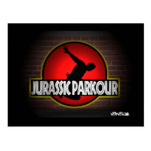 Cartolina de Jurassi Parkour Cartes Postales