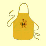 Cartoon Chicken kitchen kids apron tabliers