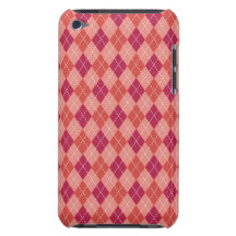Cas à motifs de losanges rose de contact d'iPod de Coque Case-Mate iPod Touch