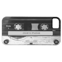 Cas audio de l'iPhone 5 d'enregistreur à cassettes Coques iPhone 5 Case-Mate
