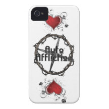 Cas automatique d'Iphone 4 d'affliction avec des c Coques iPhone 4
