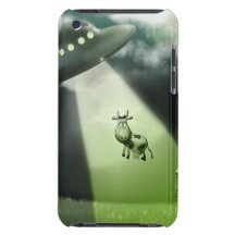 Cas comique d'abduction de vache à UFO Étuis iPod Touch