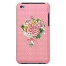 Cas de contact d'iPod de bouquet (rose) Coque Case-Mate iPod Touch