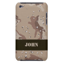 Cas de contact d'iPod de camouflage de désert à pe Coques iPod Case-Mate