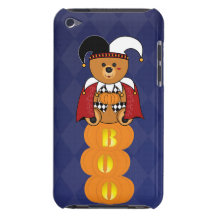 Cas de contact d'iPod mignon d'ours et de citrouil Coque iPod Case-Mate