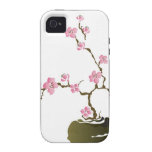 Cas de Coque-Compagnon de bonsaïs de fleurs de cer Étui iPhone 4