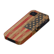 Cas de Coque-Compagnon de drapeau américain Étui Vibe iPhone 4