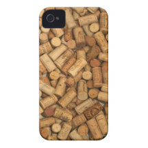 Cas de Coque-Compagnon de liège de vin Coques Case-Mate iPhone 4