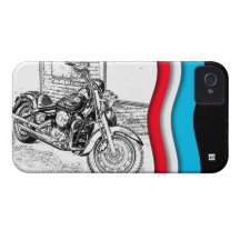 Cas de Coque-Compagnon de l'iPhone 4 de Motocycle  Coque Case-Mate iPhone 4