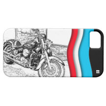 Cas de Coque-Compagnon de l'iPhone 5 de Motocycle  Coque iPhone 5