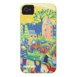 Cas de l'art iPhone4/4S : Ciel de banane de Trelis coques case-mate